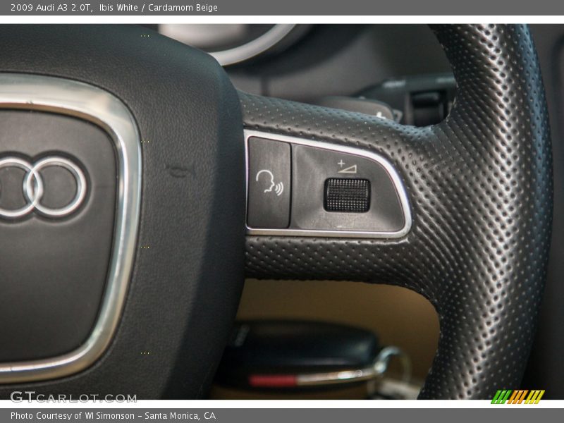 Ibis White / Cardamom Beige 2009 Audi A3 2.0T