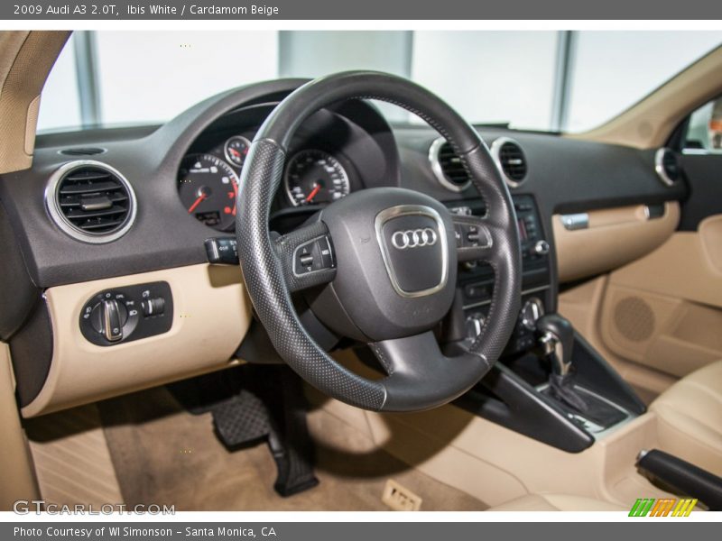Ibis White / Cardamom Beige 2009 Audi A3 2.0T