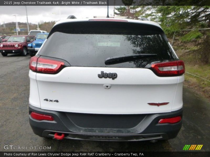 Bright White / Trailhawk Black 2015 Jeep Cherokee Trailhawk 4x4