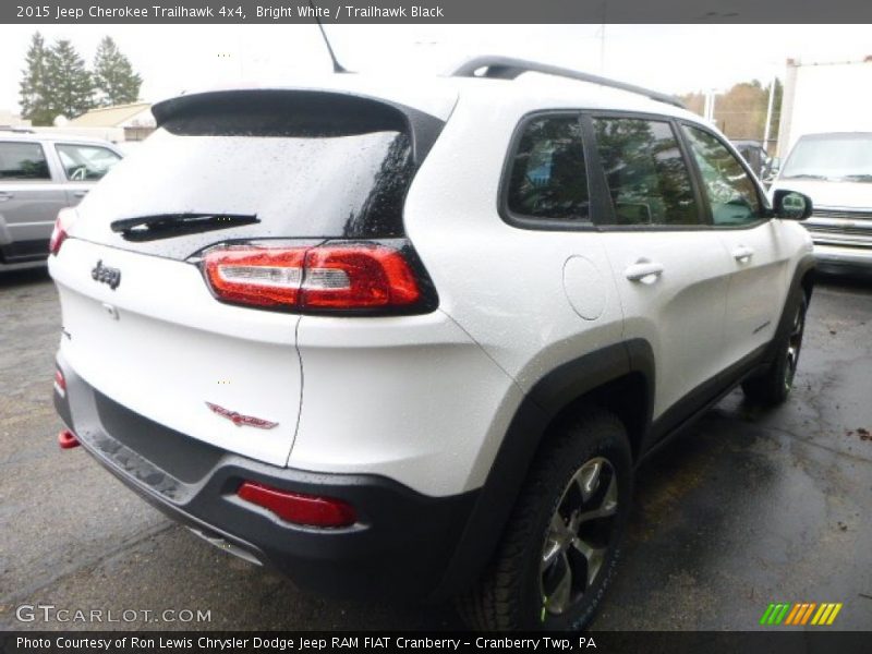 Bright White / Trailhawk Black 2015 Jeep Cherokee Trailhawk 4x4