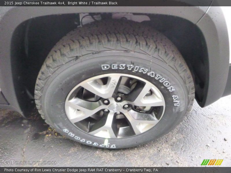 Bright White / Trailhawk Black 2015 Jeep Cherokee Trailhawk 4x4
