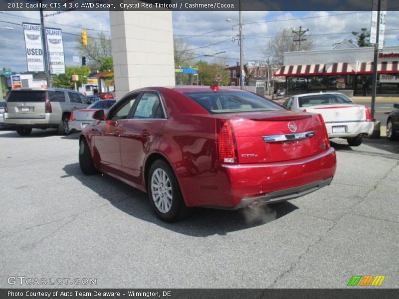 Crystal Red Tintcoat / Cashmere/Cocoa 2012 Cadillac CTS 4 3.0 AWD Sedan