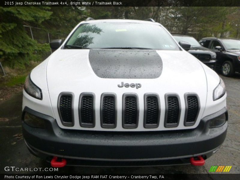 Bright White / Trailhawk Black 2015 Jeep Cherokee Trailhawk 4x4