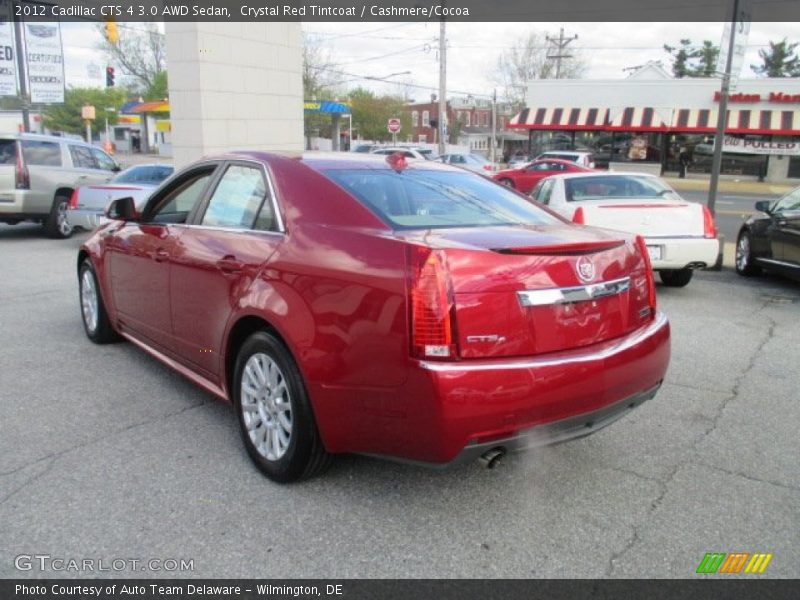 Crystal Red Tintcoat / Cashmere/Cocoa 2012 Cadillac CTS 4 3.0 AWD Sedan