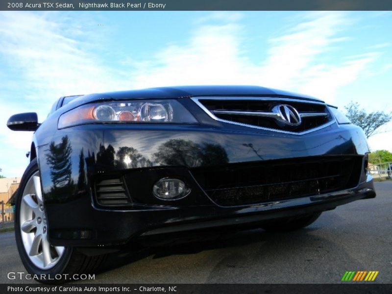 Nighthawk Black Pearl / Ebony 2008 Acura TSX Sedan