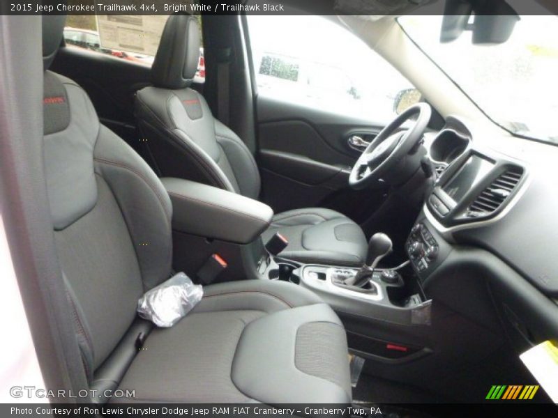 Bright White / Trailhawk Black 2015 Jeep Cherokee Trailhawk 4x4