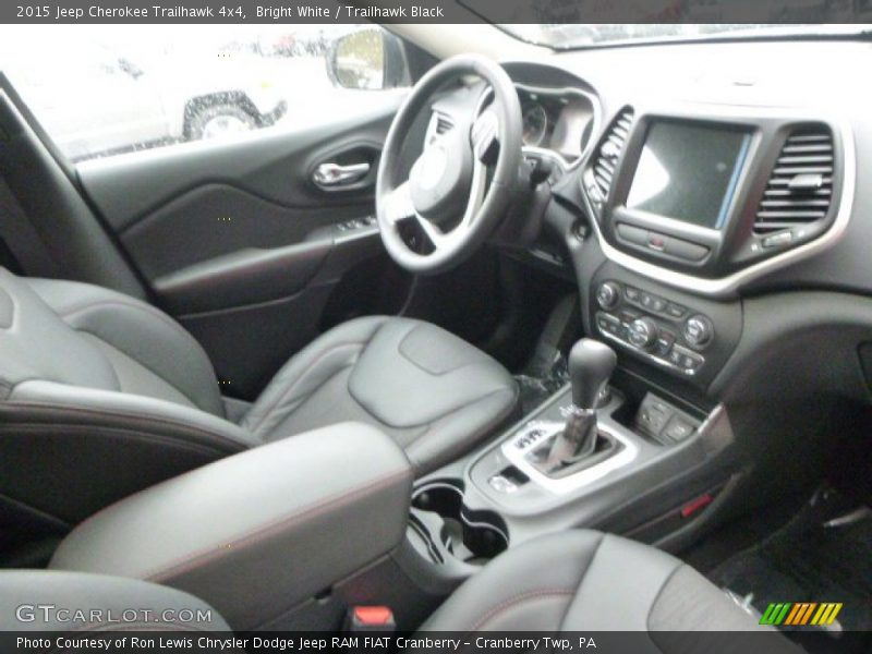 Bright White / Trailhawk Black 2015 Jeep Cherokee Trailhawk 4x4