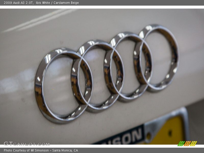 Ibis White / Cardamom Beige 2009 Audi A3 2.0T