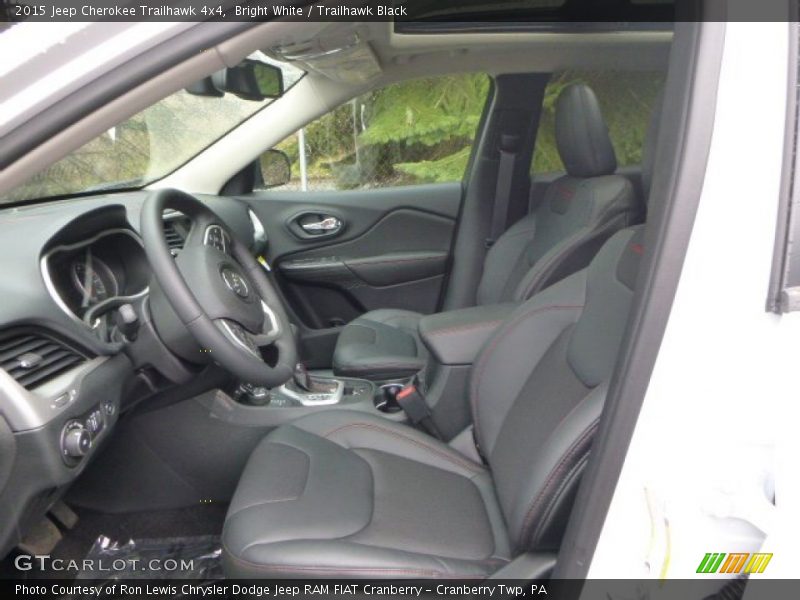 Bright White / Trailhawk Black 2015 Jeep Cherokee Trailhawk 4x4