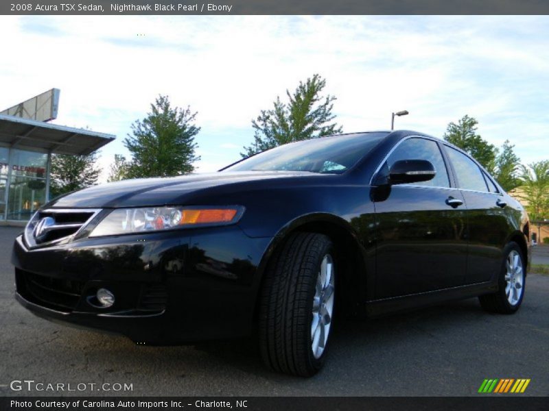 Nighthawk Black Pearl / Ebony 2008 Acura TSX Sedan