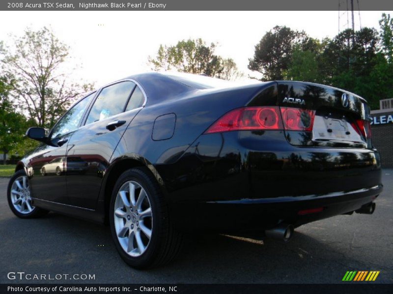 Nighthawk Black Pearl / Ebony 2008 Acura TSX Sedan