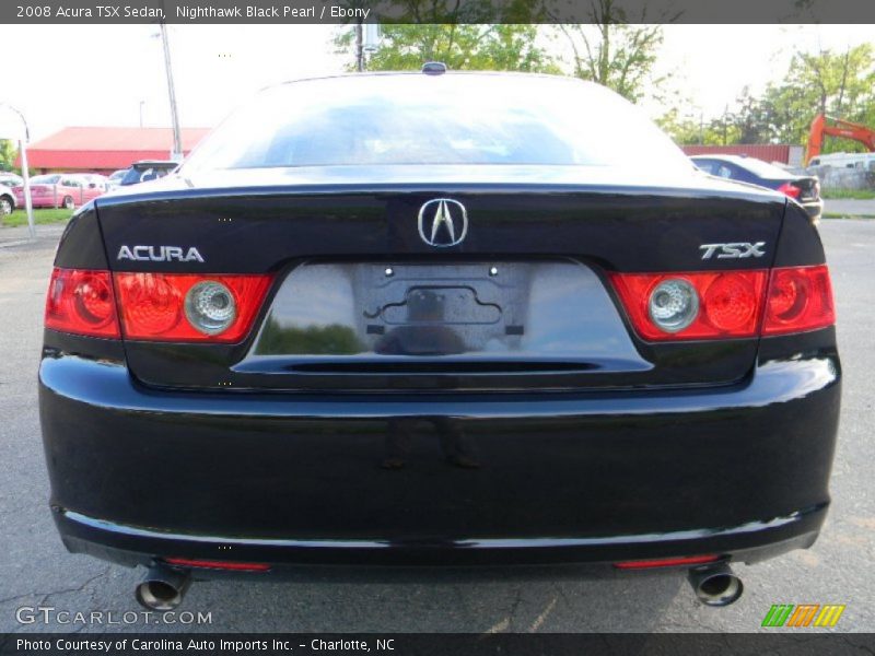 Nighthawk Black Pearl / Ebony 2008 Acura TSX Sedan