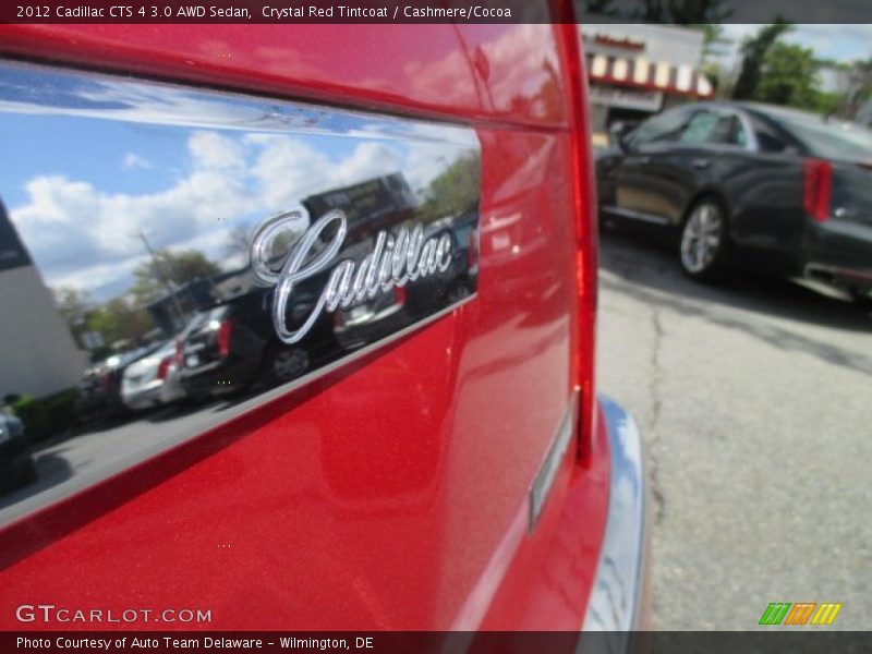 Crystal Red Tintcoat / Cashmere/Cocoa 2012 Cadillac CTS 4 3.0 AWD Sedan