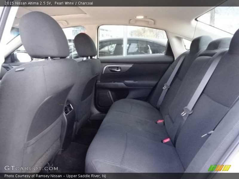 Pearl White / Charcoal 2015 Nissan Altima 2.5 SV