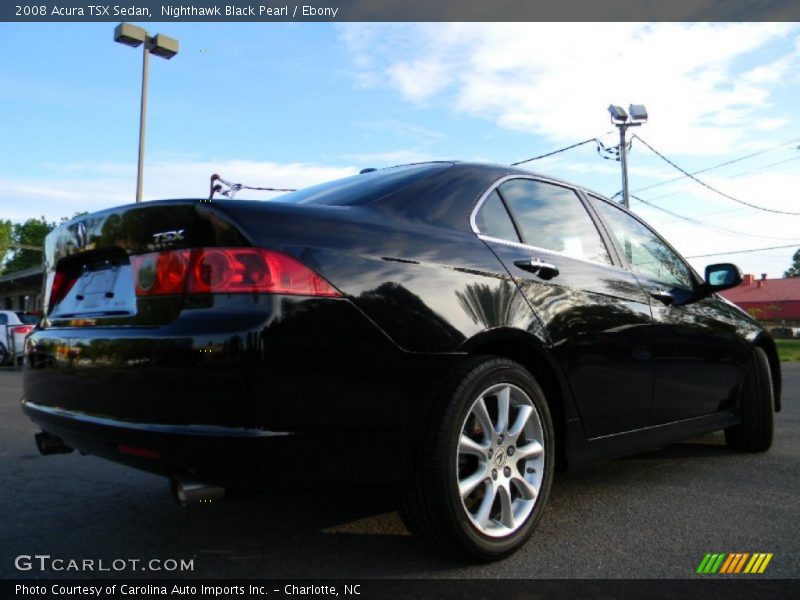 Nighthawk Black Pearl / Ebony 2008 Acura TSX Sedan