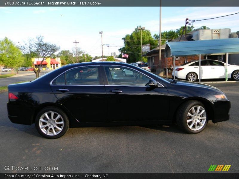 Nighthawk Black Pearl / Ebony 2008 Acura TSX Sedan