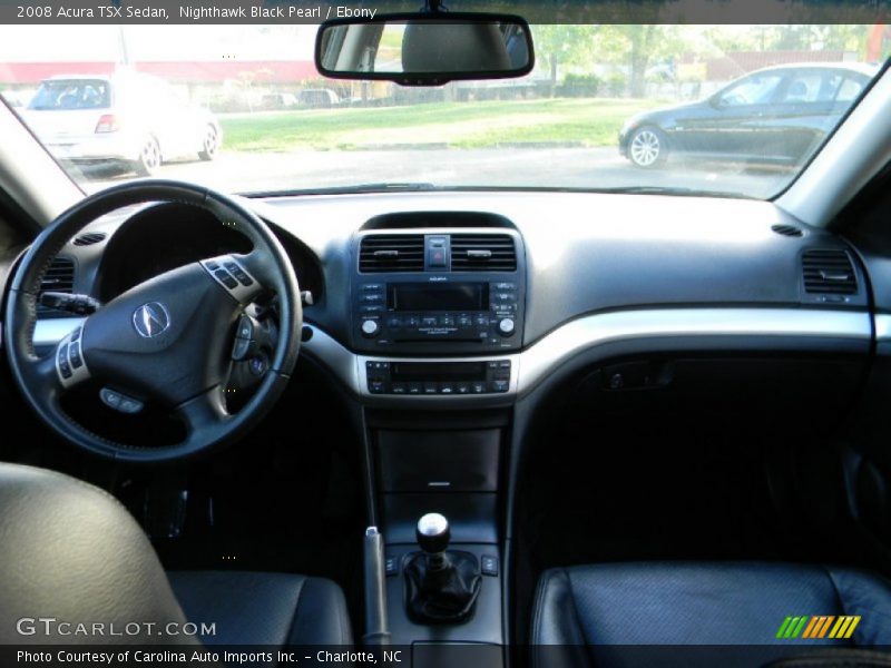 Nighthawk Black Pearl / Ebony 2008 Acura TSX Sedan