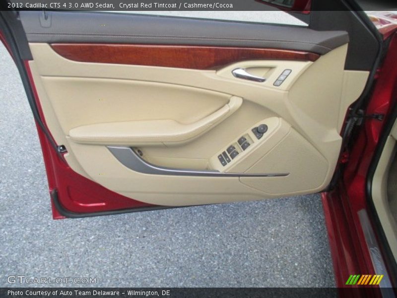 Crystal Red Tintcoat / Cashmere/Cocoa 2012 Cadillac CTS 4 3.0 AWD Sedan