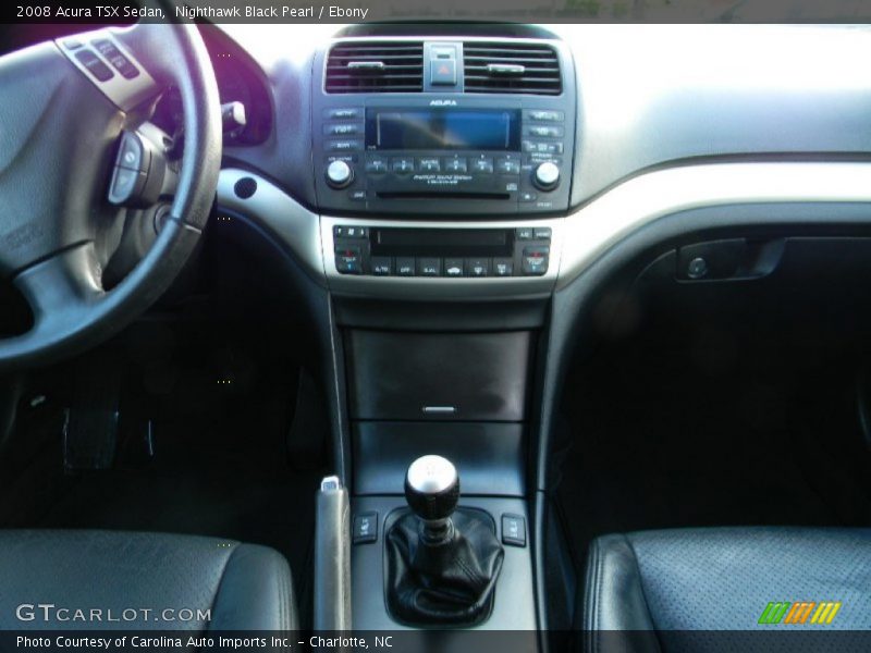 Nighthawk Black Pearl / Ebony 2008 Acura TSX Sedan