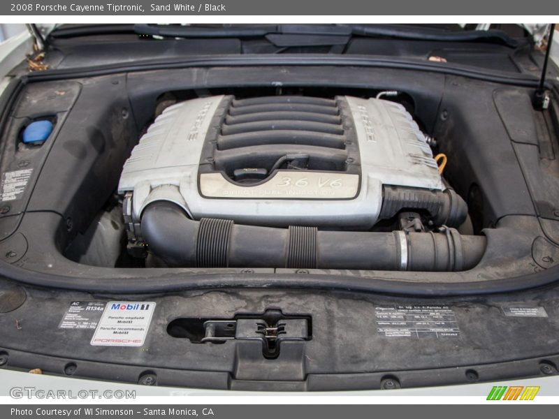 Sand White / Black 2008 Porsche Cayenne Tiptronic