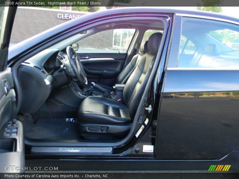 Nighthawk Black Pearl / Ebony 2008 Acura TSX Sedan