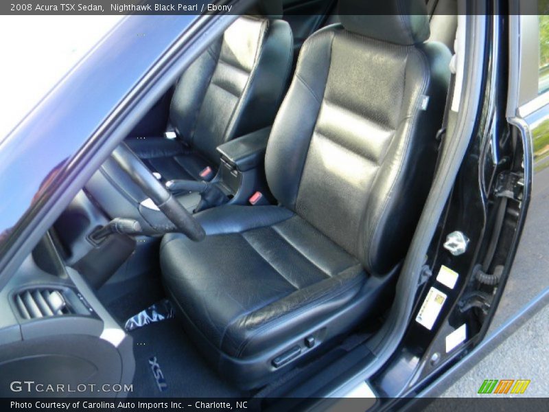 Nighthawk Black Pearl / Ebony 2008 Acura TSX Sedan