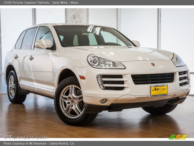 Sand White / Black 2008 Porsche Cayenne Tiptronic