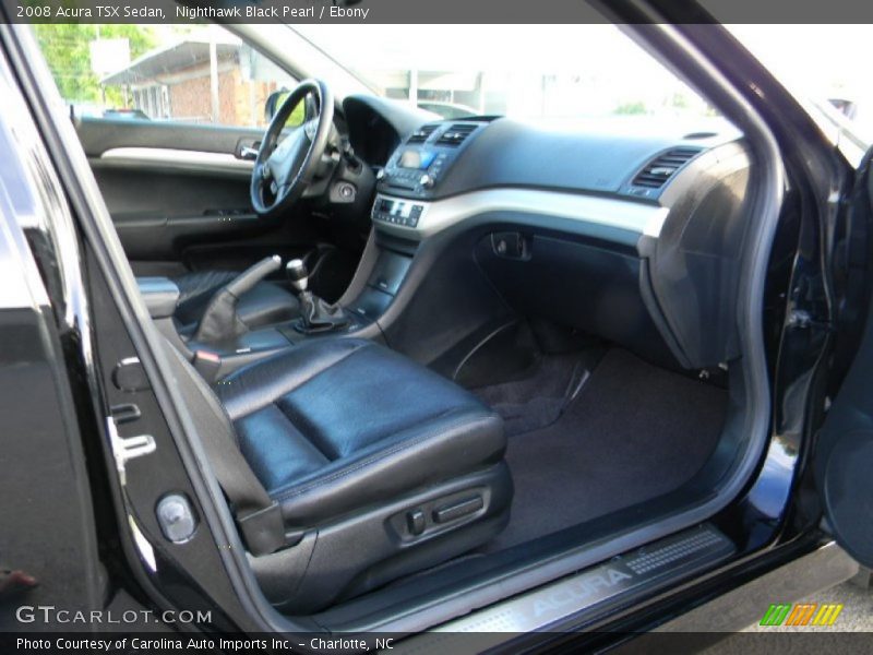 Nighthawk Black Pearl / Ebony 2008 Acura TSX Sedan