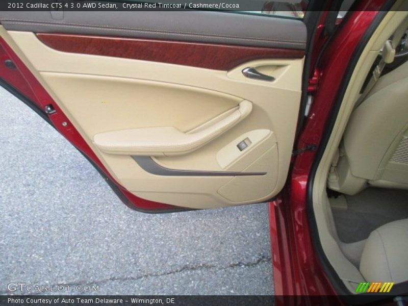 Crystal Red Tintcoat / Cashmere/Cocoa 2012 Cadillac CTS 4 3.0 AWD Sedan