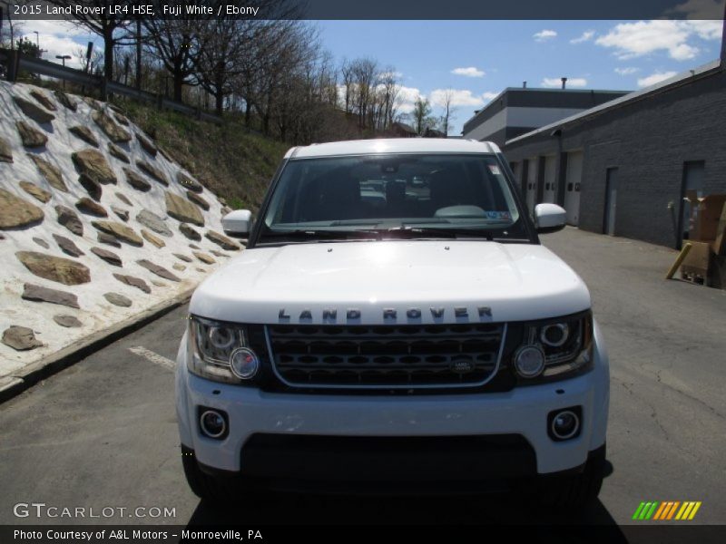 Fuji White / Ebony 2015 Land Rover LR4 HSE