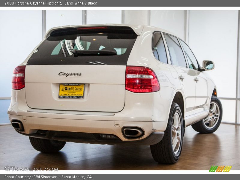 Sand White / Black 2008 Porsche Cayenne Tiptronic