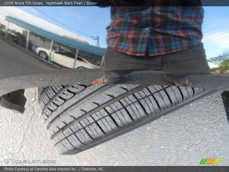 Nighthawk Black Pearl / Ebony 2008 Acura TSX Sedan