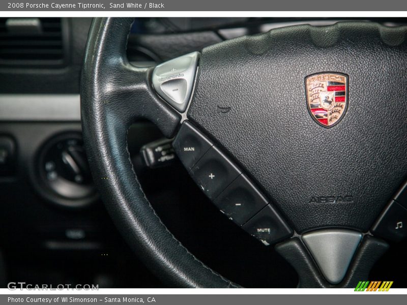Sand White / Black 2008 Porsche Cayenne Tiptronic