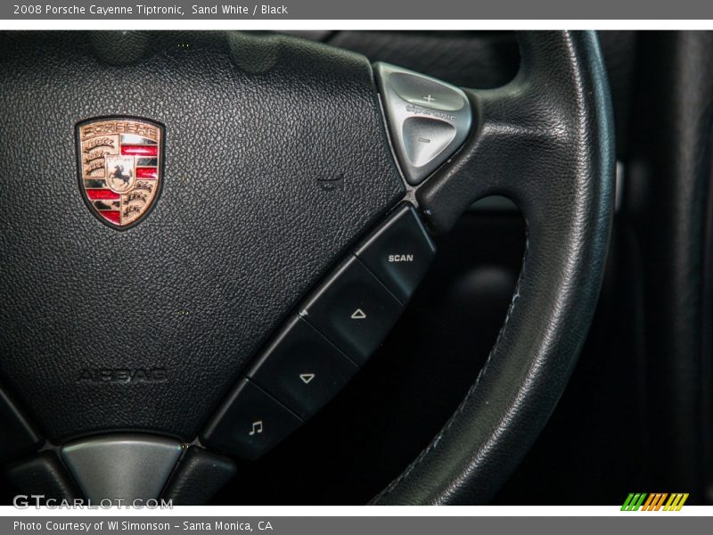 Sand White / Black 2008 Porsche Cayenne Tiptronic