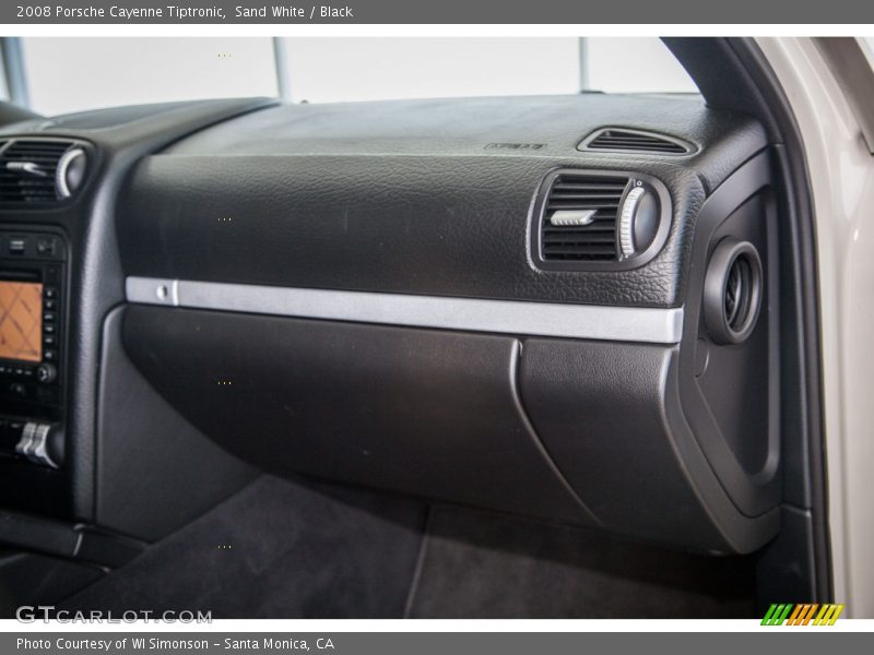 Sand White / Black 2008 Porsche Cayenne Tiptronic