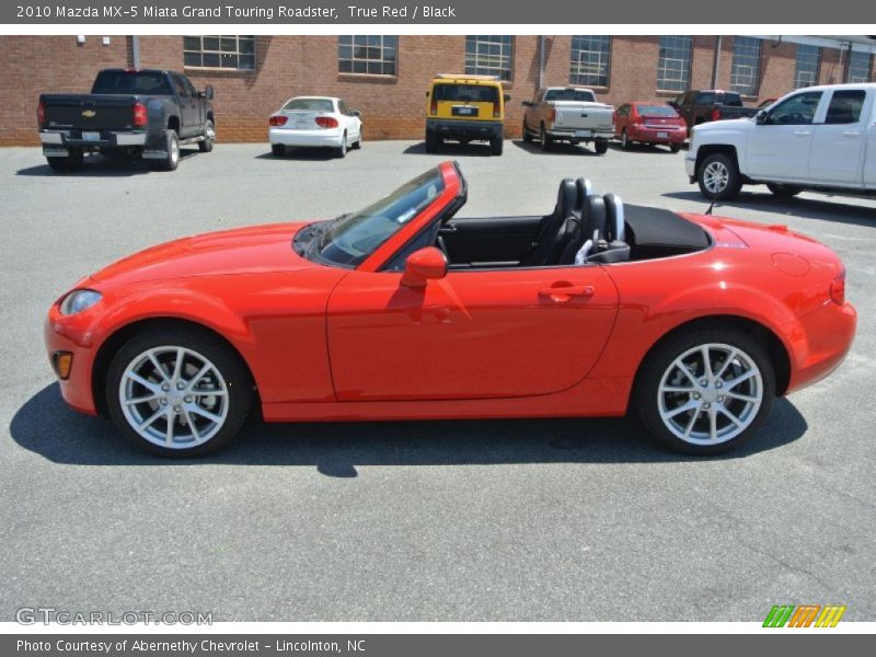 True Red / Black 2010 Mazda MX-5 Miata Grand Touring Roadster