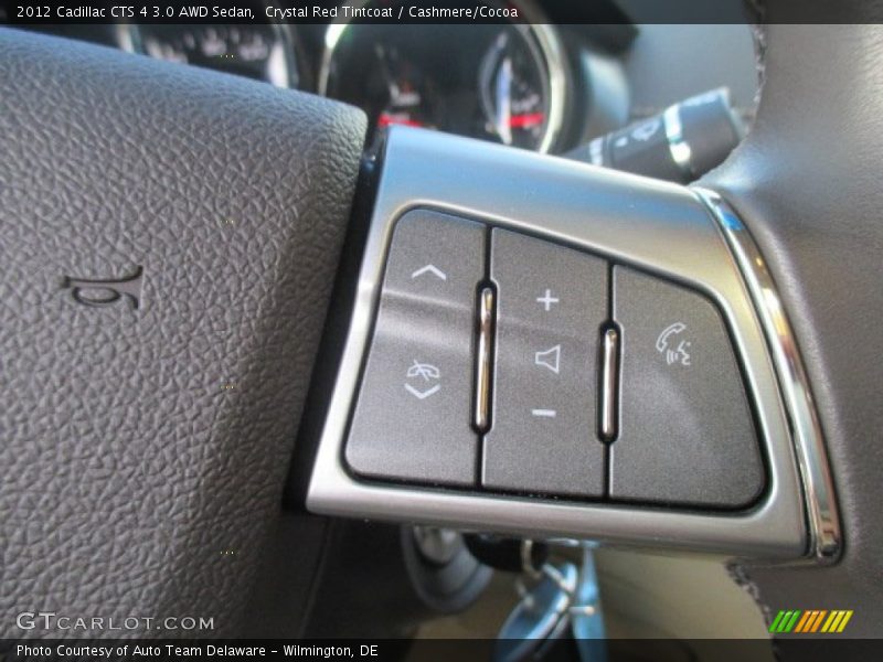 Controls of 2012 CTS 4 3.0 AWD Sedan