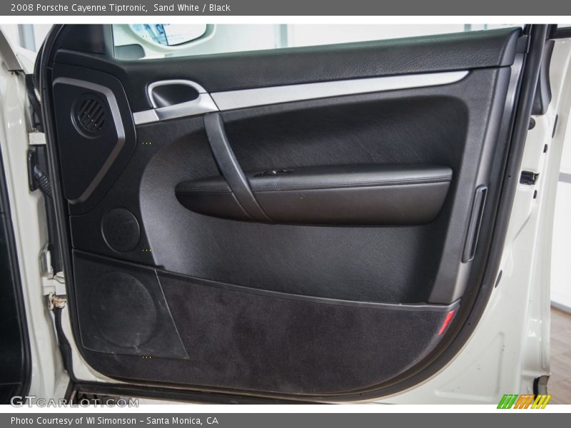 Sand White / Black 2008 Porsche Cayenne Tiptronic