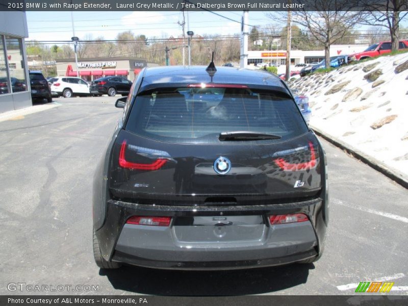Laurel Grey Metallic / Tera Dalbergia Brown Full Natural Leather 2015 BMW i3 with Range Extender