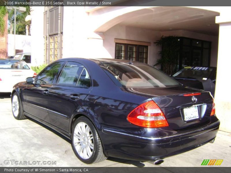 Black Opal Metallic / Stone 2006 Mercedes-Benz E 350 Sedan