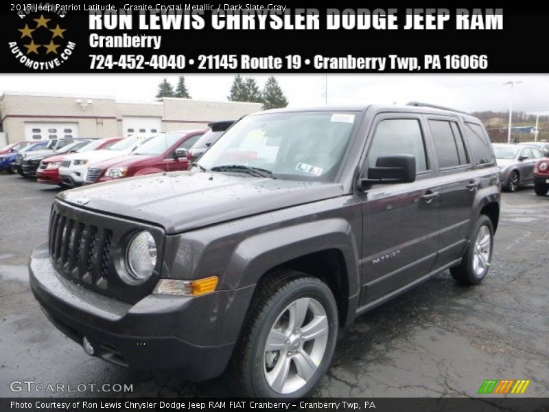 Granite Crystal Metallic / Dark Slate Gray 2015 Jeep Patriot Latitude
