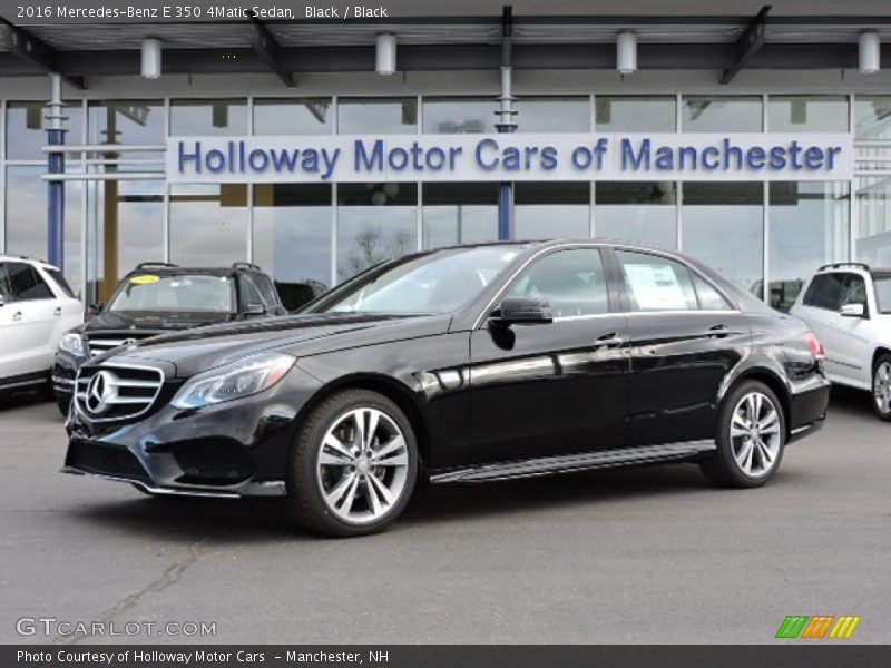 Black / Black 2016 Mercedes-Benz E 350 4Matic Sedan