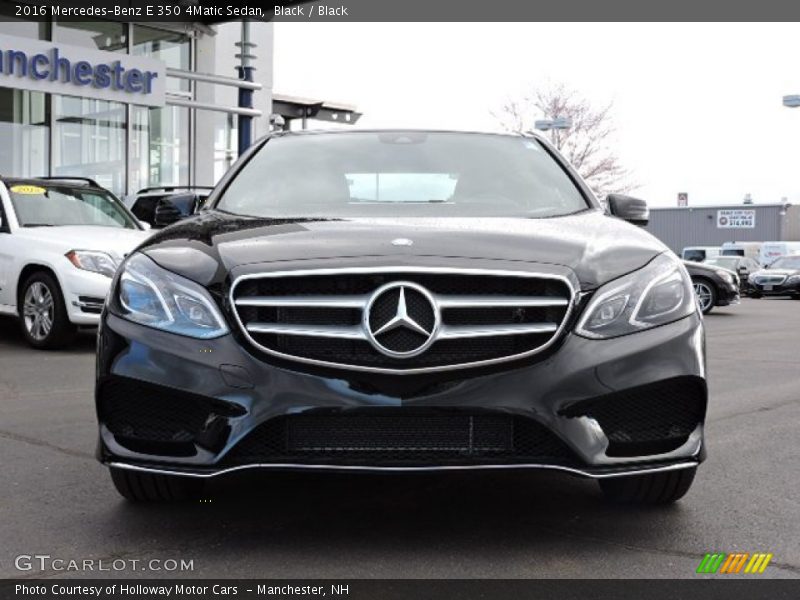 Black / Black 2016 Mercedes-Benz E 350 4Matic Sedan