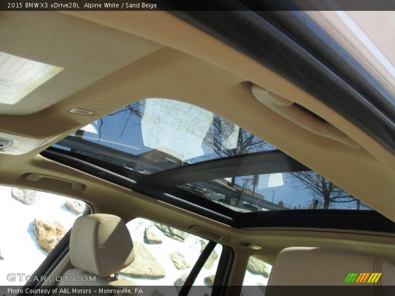 Alpine White / Sand Beige 2015 BMW X3 xDrive28i