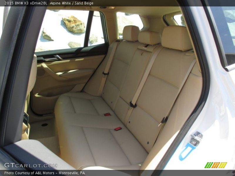 Alpine White / Sand Beige 2015 BMW X3 xDrive28i