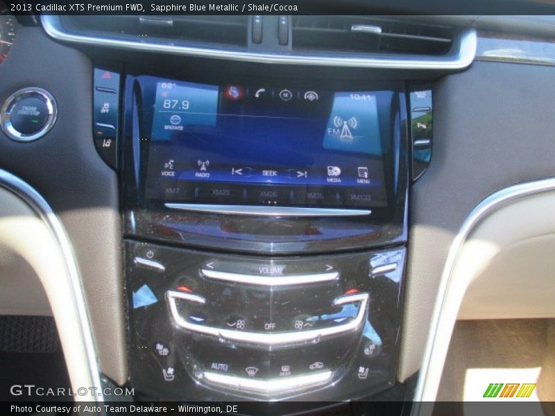 Sapphire Blue Metallic / Shale/Cocoa 2013 Cadillac XTS Premium FWD