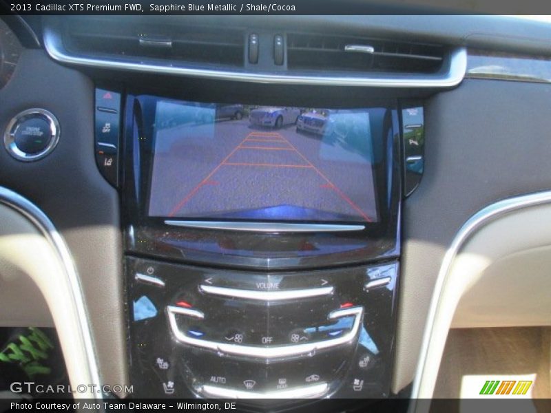 Sapphire Blue Metallic / Shale/Cocoa 2013 Cadillac XTS Premium FWD