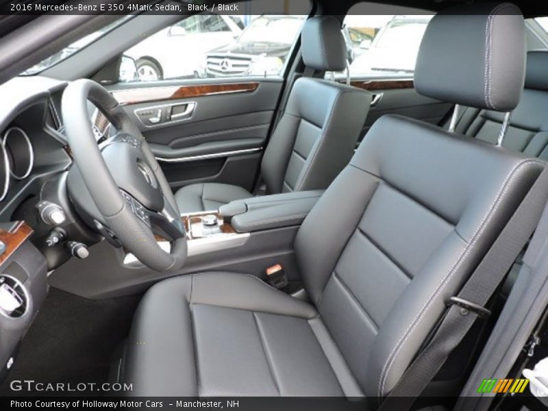 Front Seat of 2016 E 350 4Matic Sedan