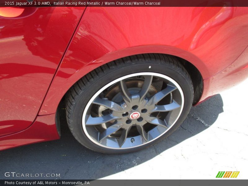 Italian Racing Red Metallic / Warm Charcoal/Warm Charcoal 2015 Jaguar XF 3.0 AWD