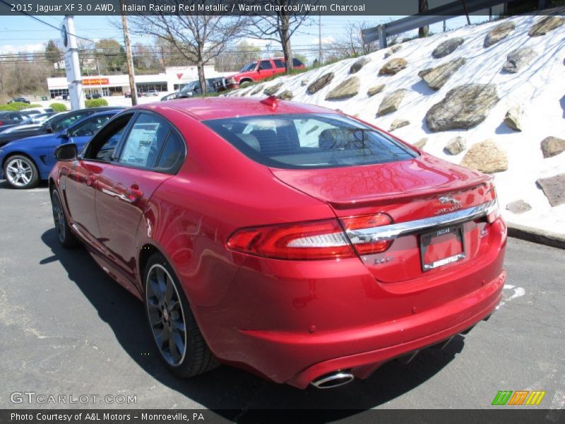 Italian Racing Red Metallic / Warm Charcoal/Warm Charcoal 2015 Jaguar XF 3.0 AWD